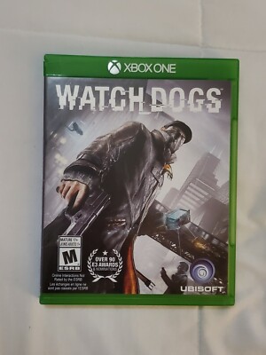 Xbox One Ubisoft Watch Dogs Game, Case, Booklet