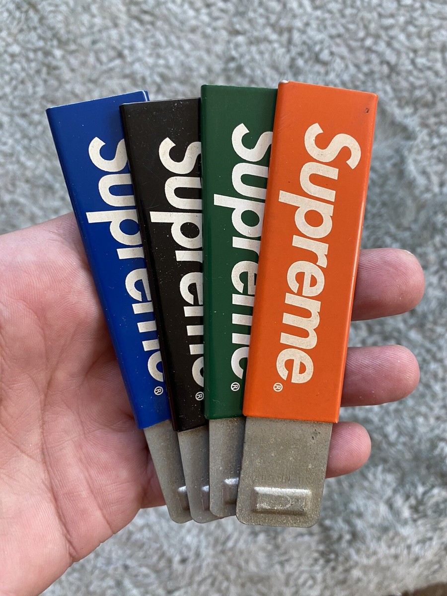 Supreme Box Cutter Set Of 4 100% Authentic Box Logo | eBay Supreme Box Cutter Set Of 4 100% Authentic Box Logo | eBay