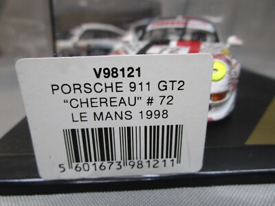 Vitesse 1/43 - Porsche 911 GT2 Chéreau - 24H Du Mans 1998 #72 - Réf V98121