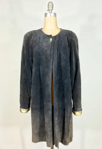 Leather Casual Regular Size Vintage Coats, Jackets & Waistcoats for Women