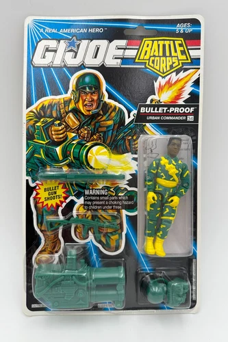 Hasbro GI Joe Battle Corps 34 Bullet-Proof 1993 Rare Package Variant  