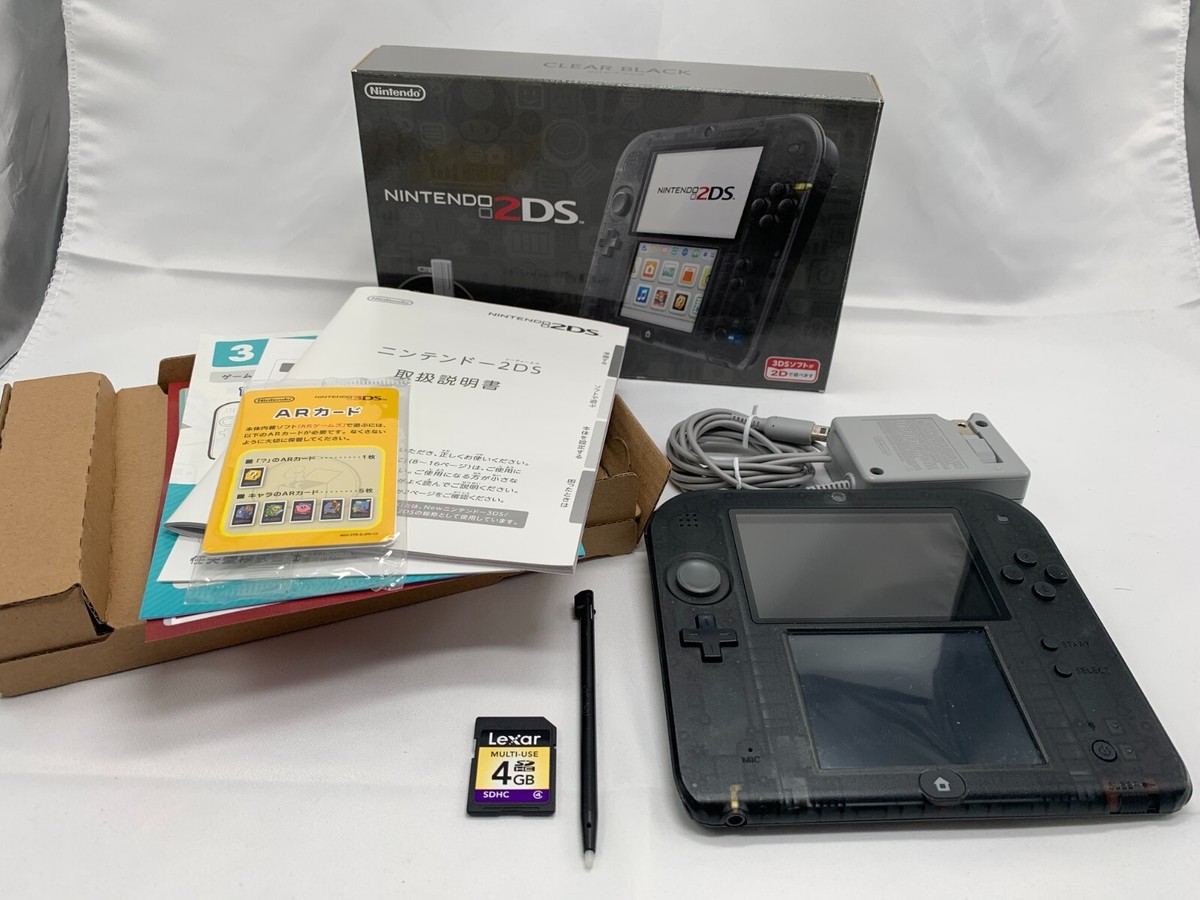 Nintendo 2DS Black Console with Stylus Japanese ver In Box Exc | eBay