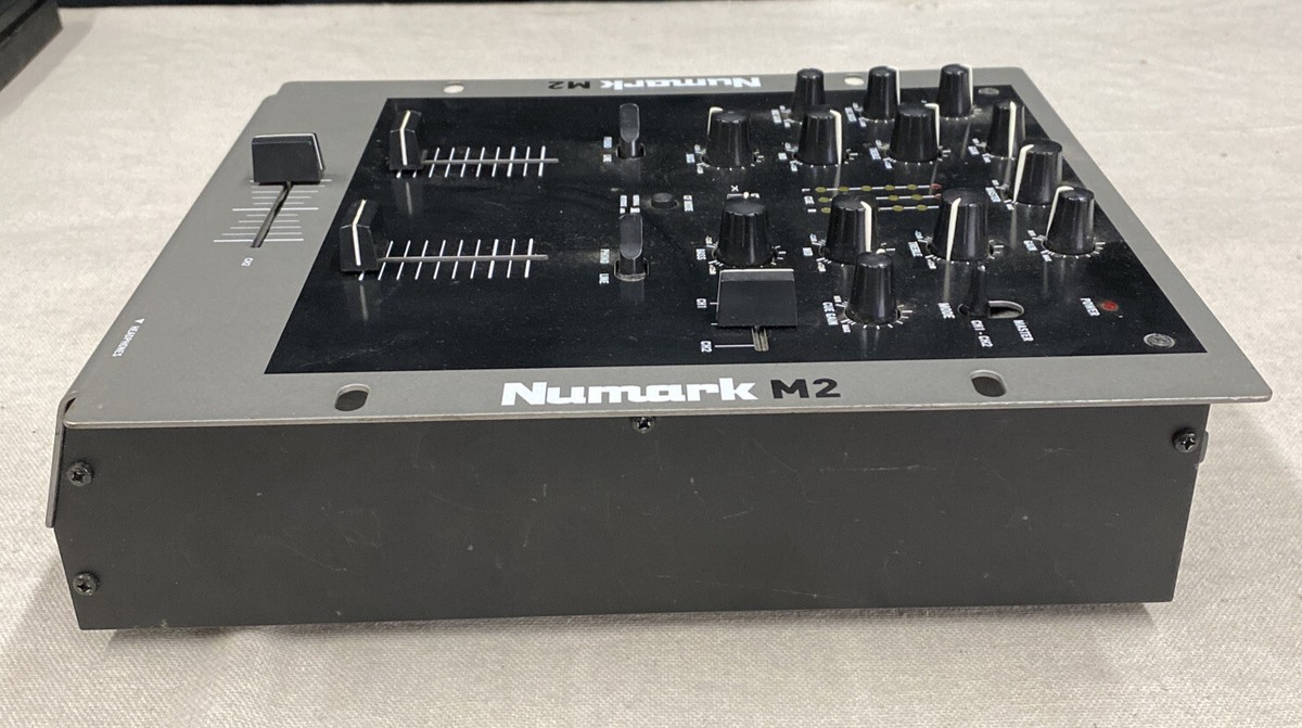 Numark M2 - 2-Channel DJ Scratch Mixer, Untested, No Power Supply