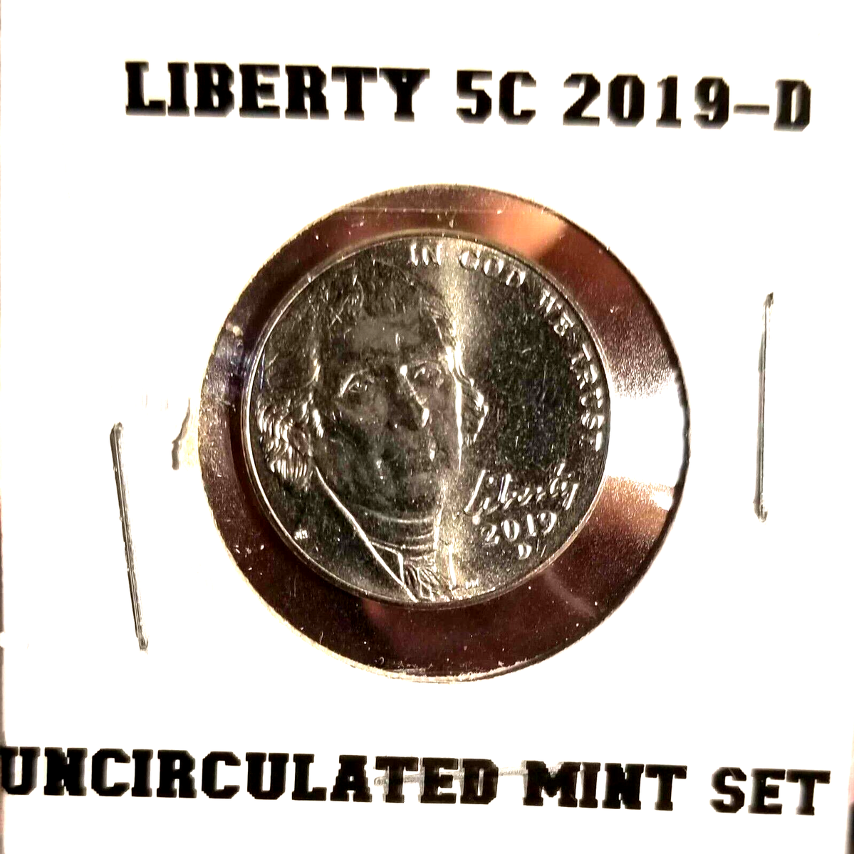 2019-D JEFFERSON LIBERTY NICKEL UNCIRCULATED FROM 2019 MINT SET | eBay