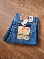 NEW Levi's 506 XX Straight Leg Snug Seat Jeans Men's 36 x 30 Deadstock Vtg 80s