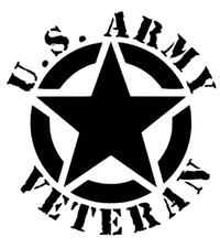 Vinyl Decal Car Truck Stanley Sticker Wall Laptop - US Army Veteran Star Logo