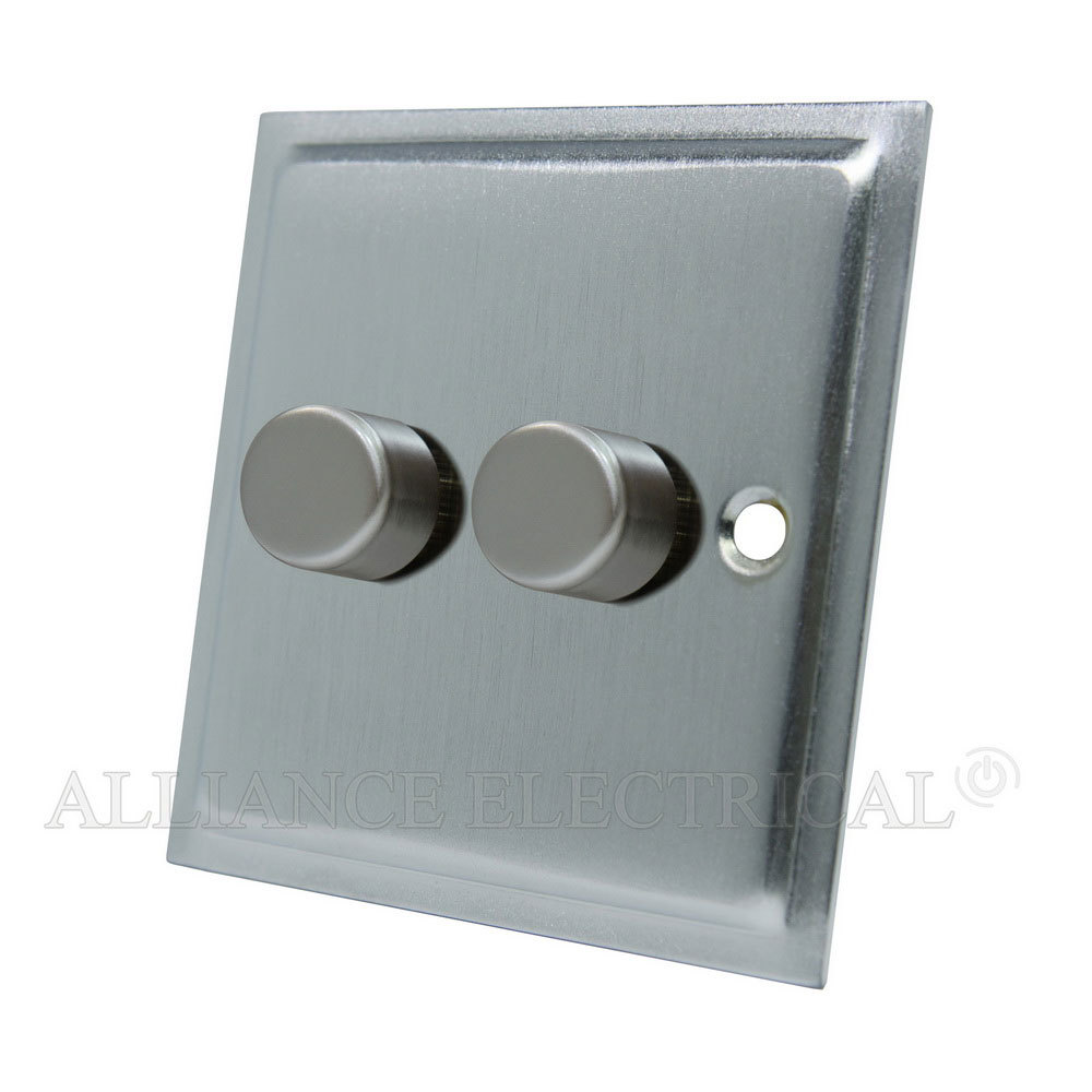 G&H TC14 Trimline Plate Cromo Lucido 4 Velocità 2 Vie 400W - Foto 2