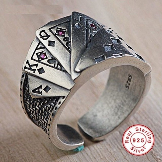 best silver ring design for man
