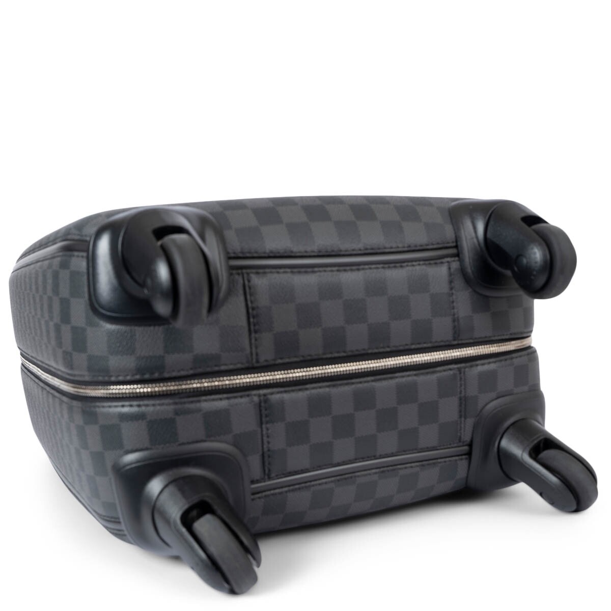 LOUIS VUITTON ケース ブラック/グレー 69391 auth LOUIS VUITTON Graphite grey Damier ZEPHYR 55 Trolly