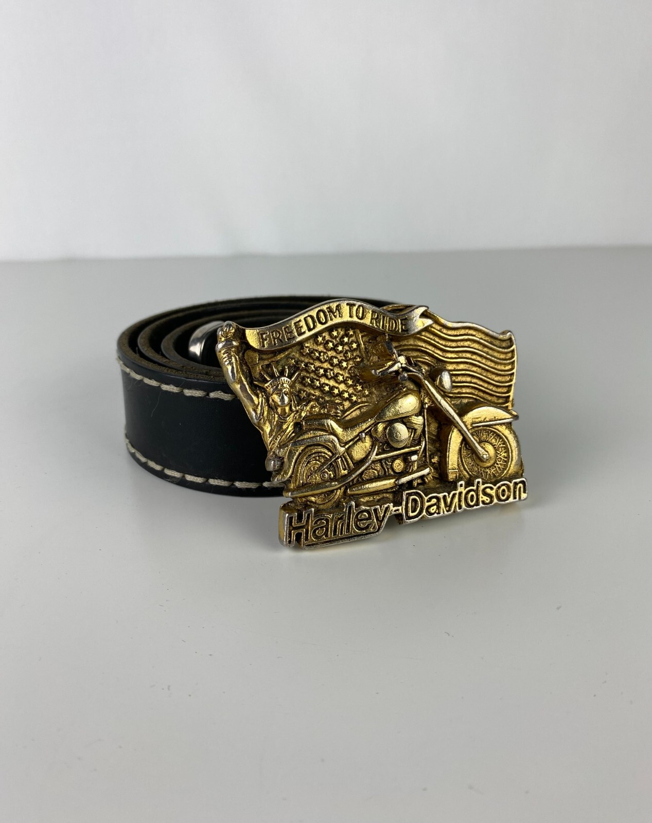 Belt Buckle Boucle Harley Davidson Boucle De Ceinture Cuir Harley