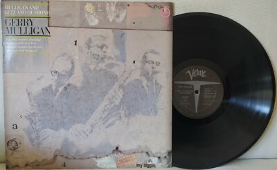 LP GERRY MULLIGAN MULLIGAN AND GETZ AND DESMOND 1980 