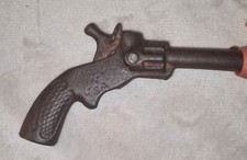 1920's Antique J E STEVENS " PLUCK " CAST IRON CAP Miniature Toy Gun