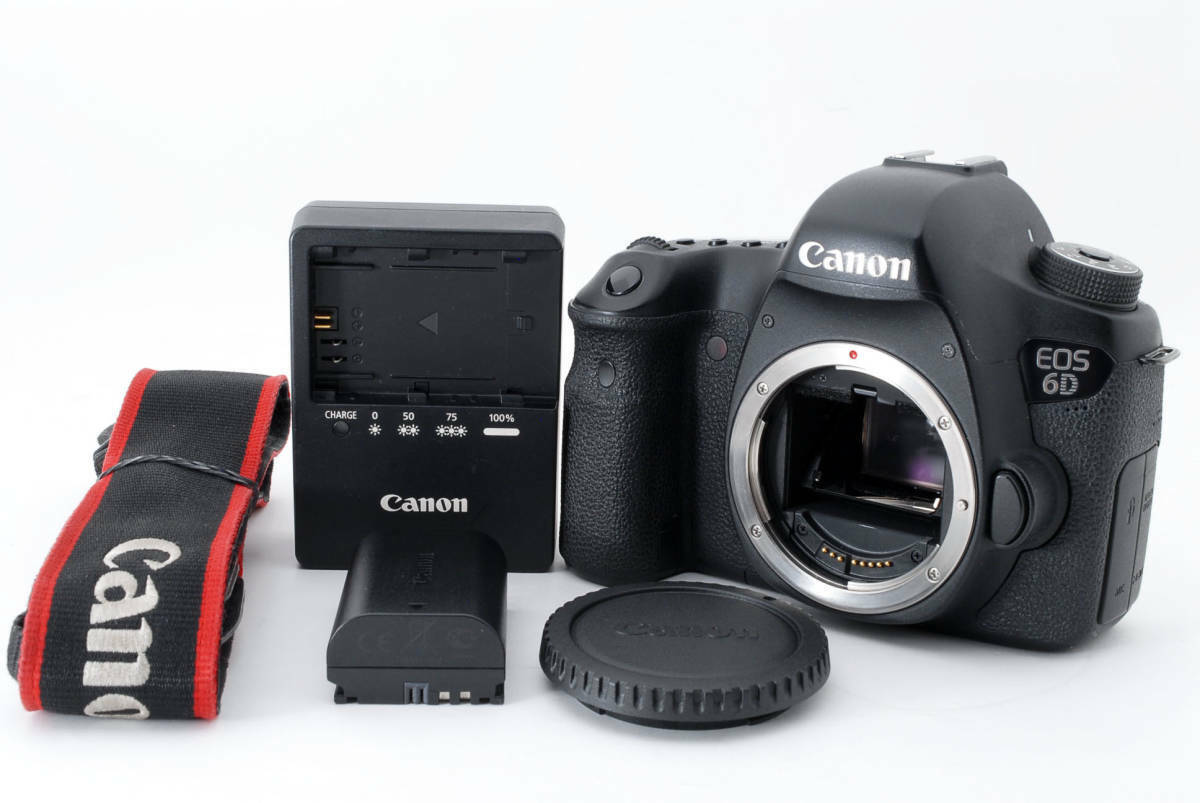 Canon EOS 6D 20.2MP Digital SLR Camera Black Used Japan F/S Canon EOS 6D 20.2MP Digital SLR Camera Black Used Japan F/S