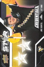 2022-23 UD Credentials Jake Guentzel #2S-7 2nd Star of the Night