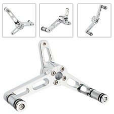 For Sportster XL1200C XL883 Front Heel Toe Shift Lever Shifter Pegs Pedal Chrome