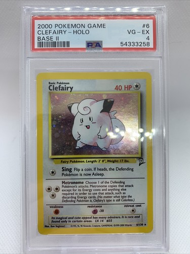 Clefairy graded PSA 4 for sale on eBay