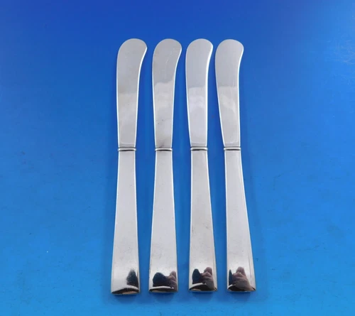 Continental by International Sterling Silver Butter Spreader HH AS Set 4 pcs 6"