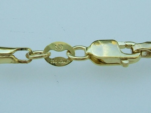 18k.Solid Gold Two tone Italian Sea Horse Pendant 7.6 Grams, New - Picture 8 of 8