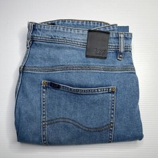 Lee Z Roller Distressed Skinny Denim Jeans Mens Size 36 Waist Blue Casual Style