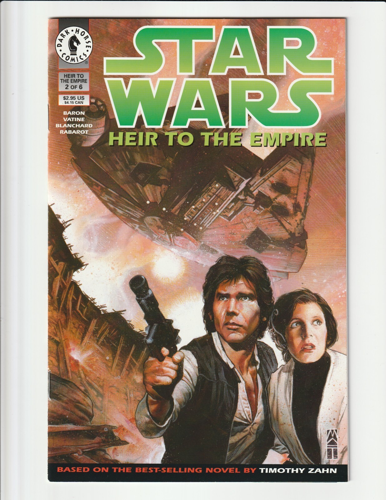Star Wars Heredero del Imperio #2 (1995) casi nuevo- 9,2 Dark Horse Comics Almirante Thrawn