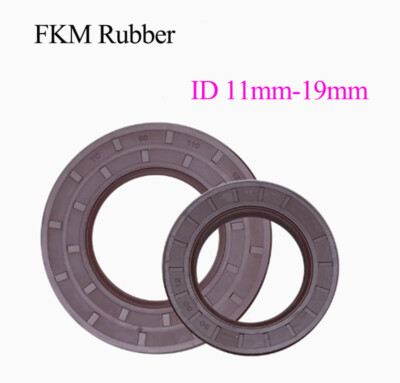 TC Skelett Öldichtring Wellendichtring FKM Doppellippendichtringe ID 11mm-19mm