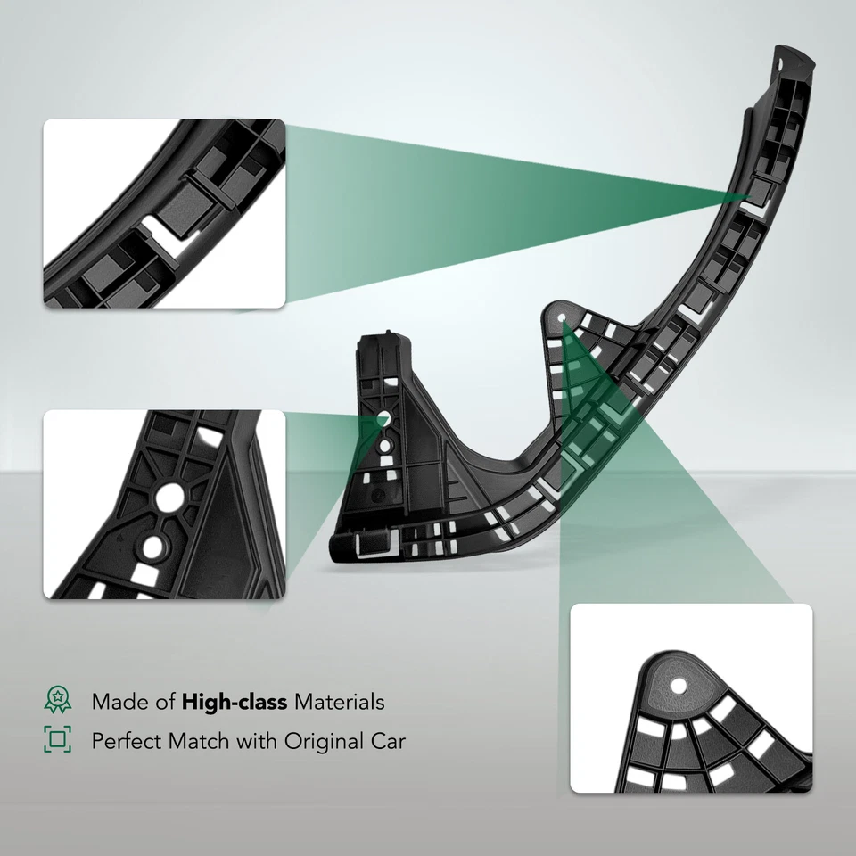 Soporte de parachoques de plástico del lado del conductor delantero para Honda Insight 2010-2014 71190TM8A01 Foto 4 de 4