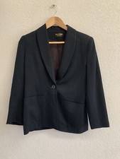 P&L Fashion Custom Made Black Lined Jacket Size 8