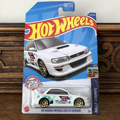 2022 Hot Wheels Treasure Hunt 98 Subaru Impreza 22B-STi Version Soft Corners
