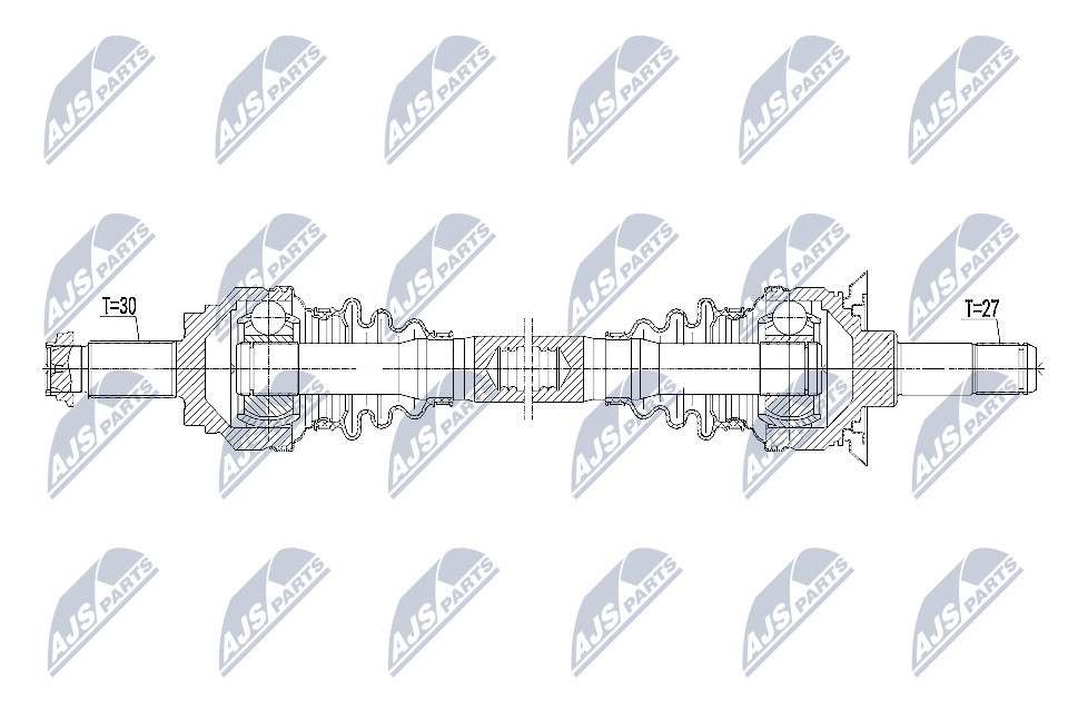 N.T.Y. NPW-BM-101.NTY Drive Shaft for BMW - Image 8