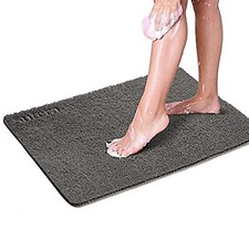 Slide Guard Bath Mat Non Slip 23.6 X 17.5 Inch Rubber Bathtub Mat For Wet Areas