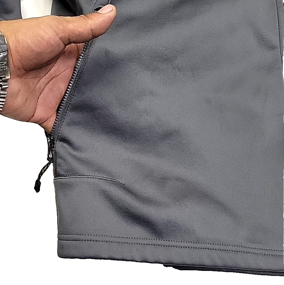Swiss Tech Fleece Lined Softshell Activewear Gray… - image 8