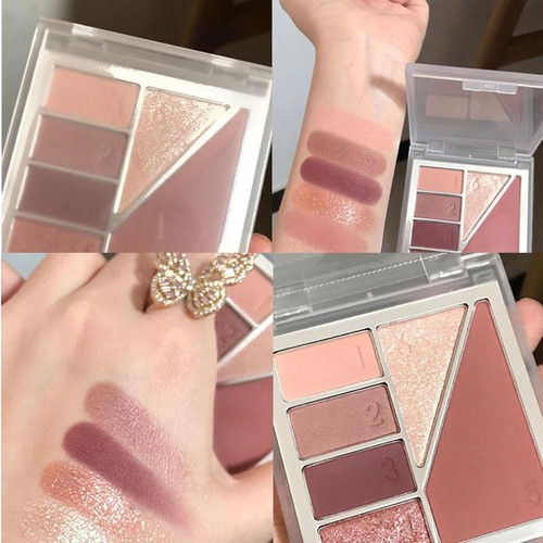 6-Color Eyeshadow Palette F1O9 I2D8 L6M5 P7X3 A9Y9 P9T1 B4N4 - Picture 3 of 16