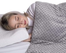 Super Soft 12Lbs Weighted Blanket with Removable Cover - 48  x72  