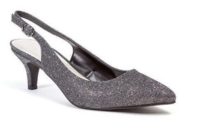 pewter kitten heel shoes