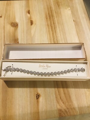 Stunning Stella Rose CZ Stone Tennis Bracelet 7.5” | eBay
