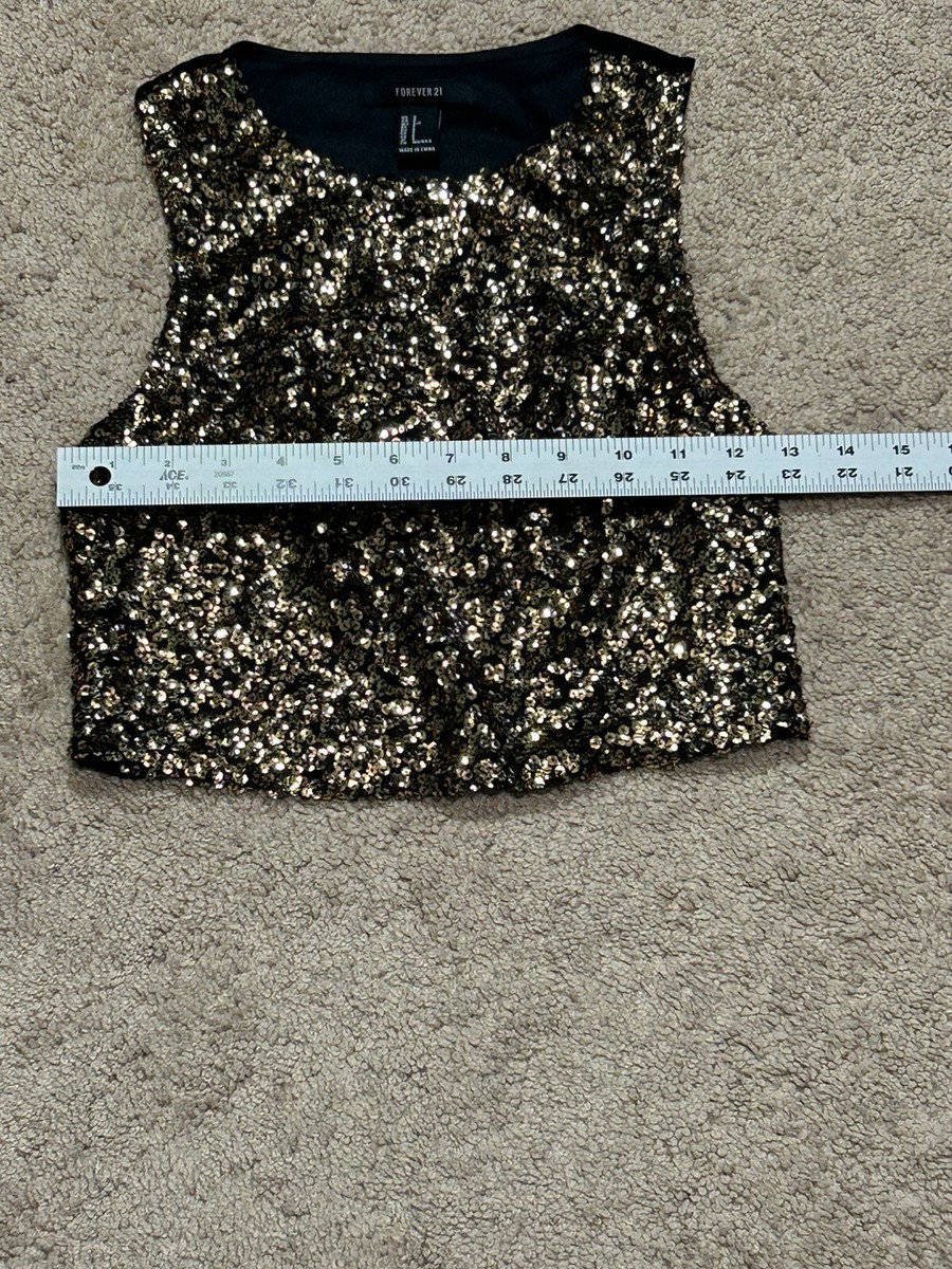 gold sequin shirt forever 21