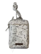 agnes b. Shoulder Bag -- White All-over Print