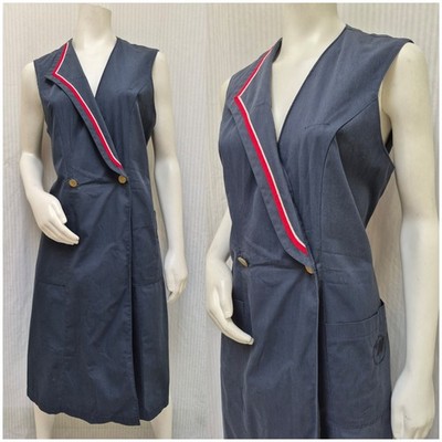 Vintage Northwest Airlines Disney Image Maker Uniform Crew Dress - Size L