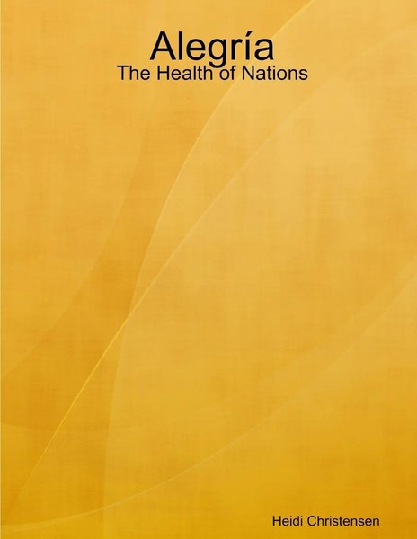 AlegríA The Health Of Nations Heidi Christensen Taschenbuch Englisch 2017-image