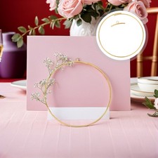 12 Pcs Dream Catcher Round Ring DIY Wreath Hoop Boho Wall Hanging