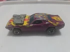 Hot Wheels Redline 1970 Rodger Dodger Plum Purple w Flames