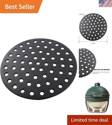 Heavy-Duty 17'' Charcoal Grill Grate for XL Big Green Egg - Efficient Airflow