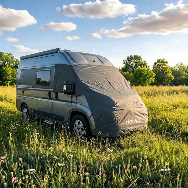 Deiwo® Bugschutzplane Scheibenabdeckung Passend FüR Fiat Ducato X250/X290 Ab 06-image