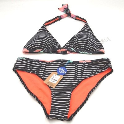 Firefly Bikini Damen Bademode Amy Black Flower Strandmode Sommerstyle Strandurla