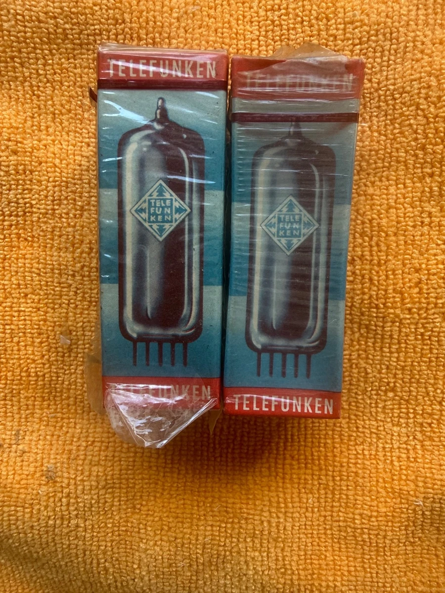 TELEFUNKEN ECC85 6AQ8 3本 真空管 ECC85 6AQ8 Telefunken DB 白箱付