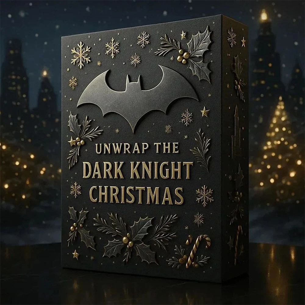 2D Acrylic Pendant Advent Calendar 2025, Black Knight Batman Blind Box Gift