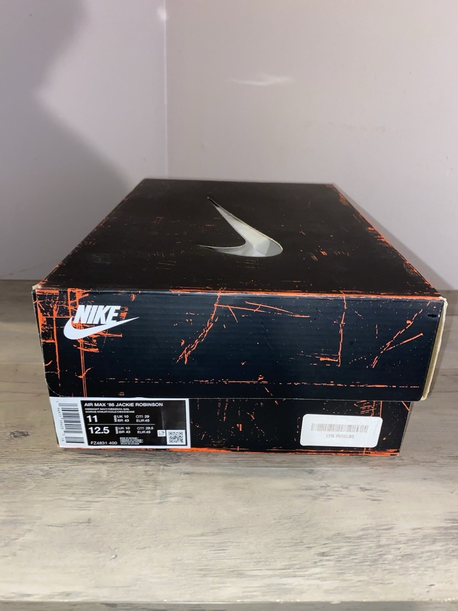 Nike Air Max 1 OG 86 Jackie Robinson Big Bubble Size 11 FZ4831-400