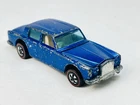 Original Hotwheels Redline Rolls Royce Silver Shadow RARE BLUE WHITE INTERIOR