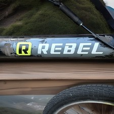 Rebel BMX Bike 20in Black/Yellow 1 Speed Side-Pull Caliper BMX Bar