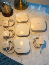 eero Pro 6 K010001  3 eero Pro B010001 Mesh WiFi System w/ 4 Adapters
